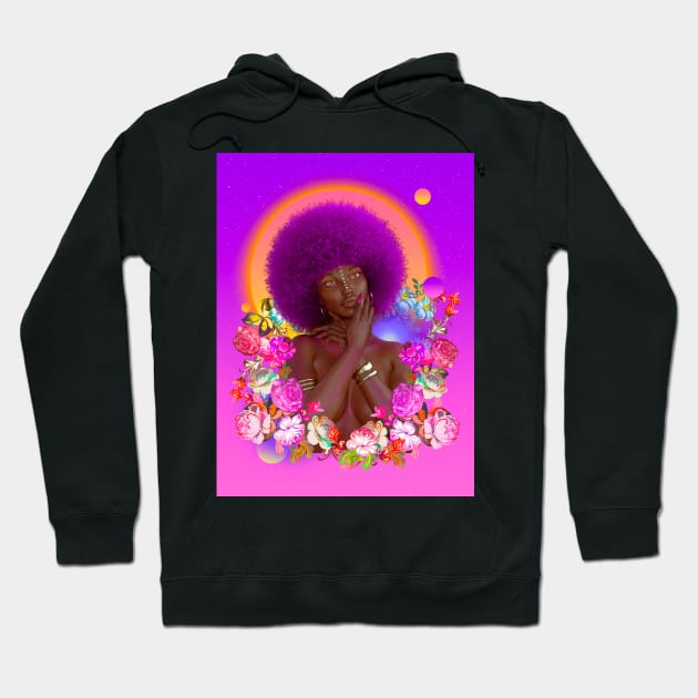 Flower queen Hoodie by creativepowerr